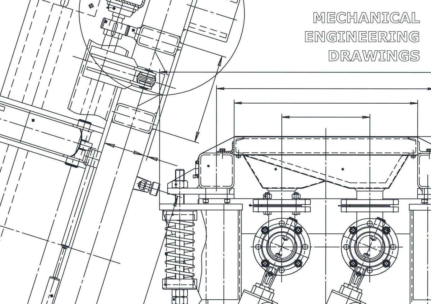coperchio. disegni di ingegneria vettoriale. fabbricazione di strumenti meccanici. sfondi astratti tecnici. illustrazione tecnica vettore