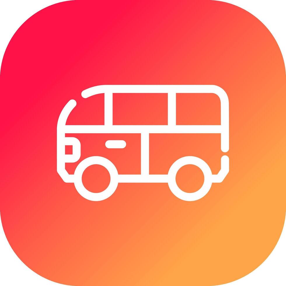 furgone creativo icona design vettore