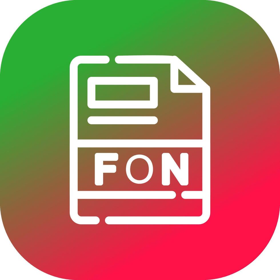 fon creativo icona design vettore