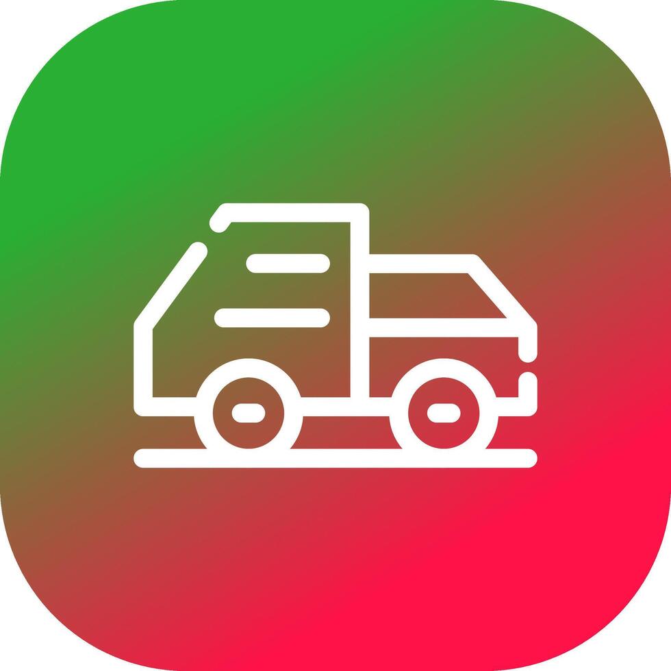spazzatura camion creativo icona design vettore