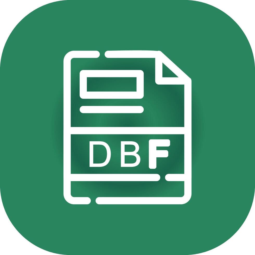 dbf creativo icona design vettore