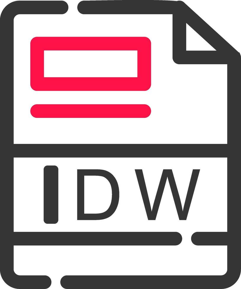 idw creativo icona design vettore