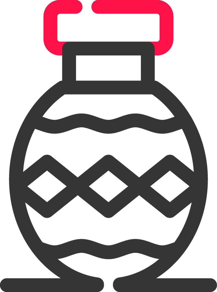 vaso creativo icona design vettore