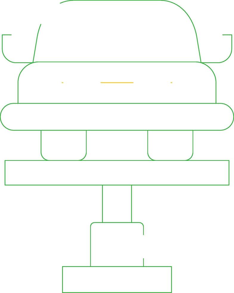 auto sollevatore creativo icona design vettore
