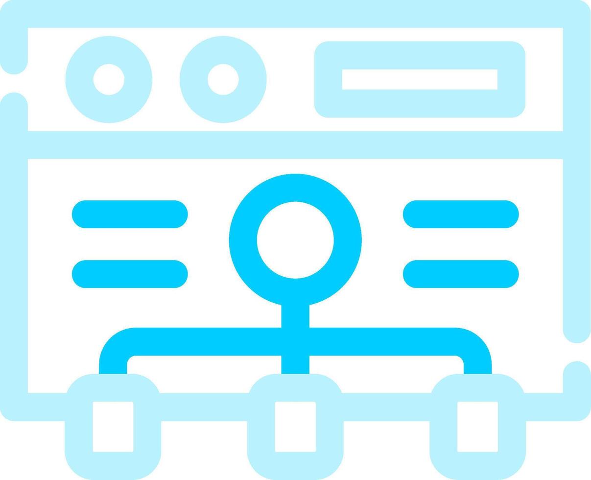 UX analitica creativo icona design vettore