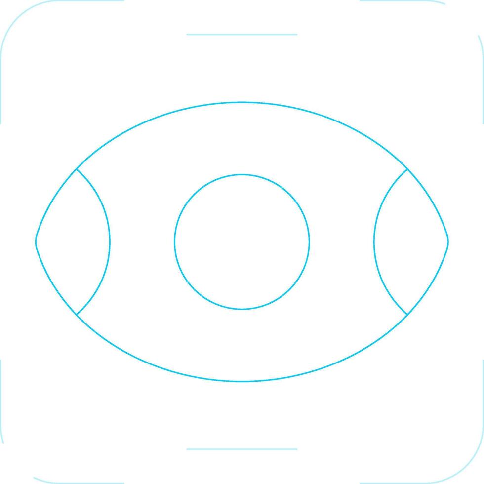 occhio scanner creativo icona design vettore