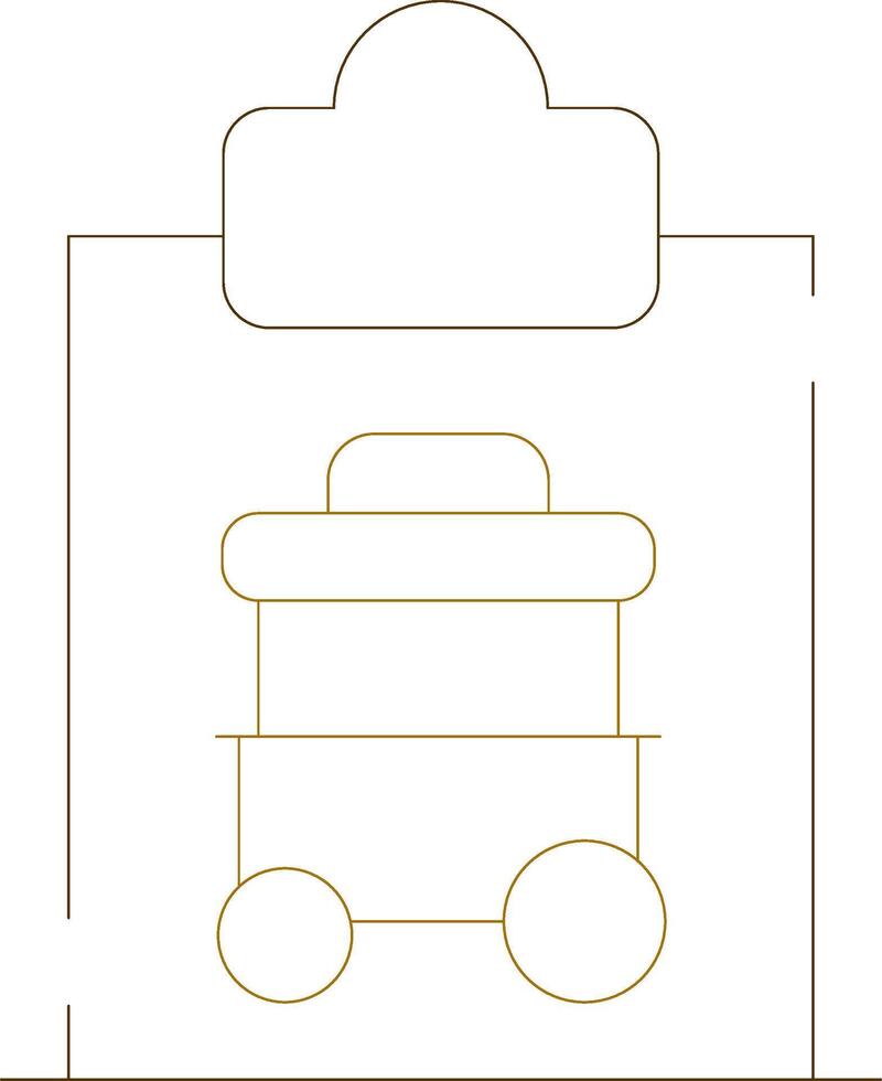 carrello registrazione creativo icona design vettore