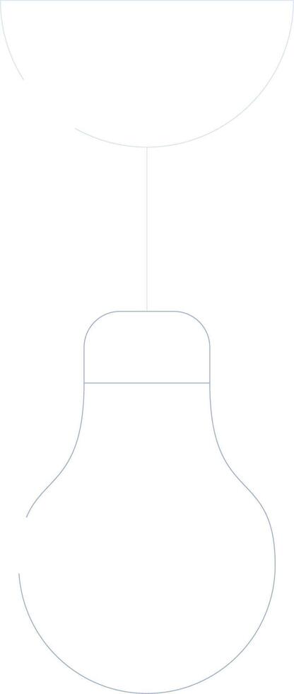 soffitto lampada creativo icona design vettore