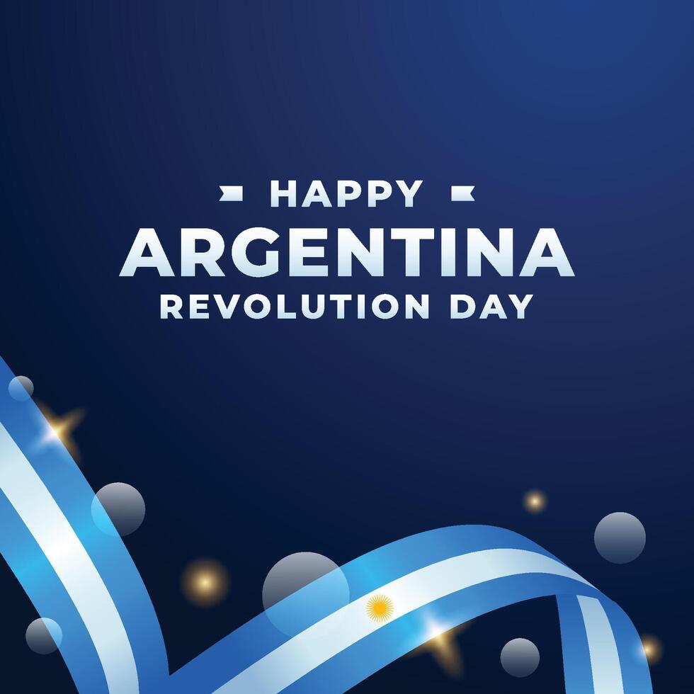 argentina rivoluzione giorno design illustrazione collezione vettore