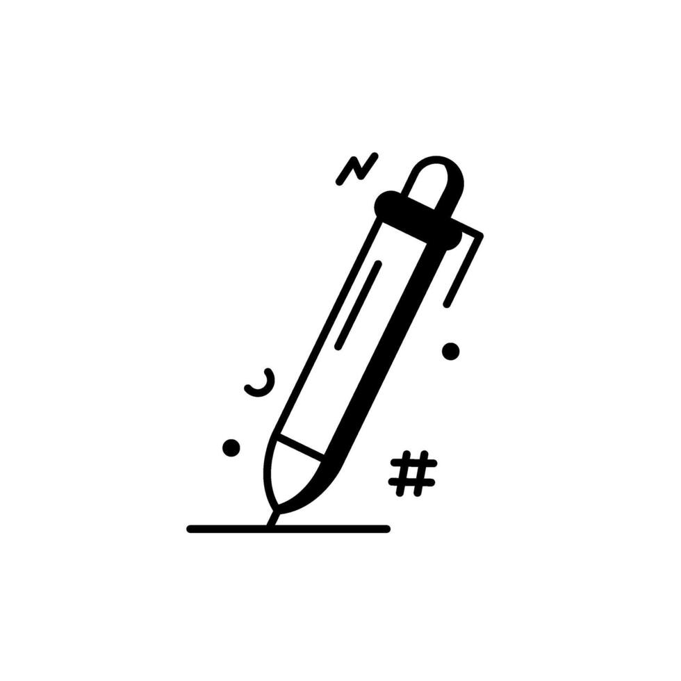vettore illustrazione penna icona