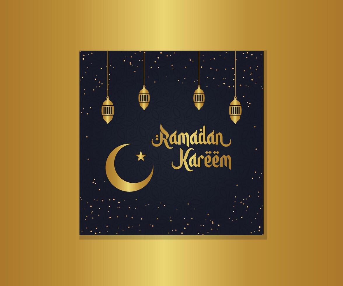 Ramadan sociale media inviare design vettore