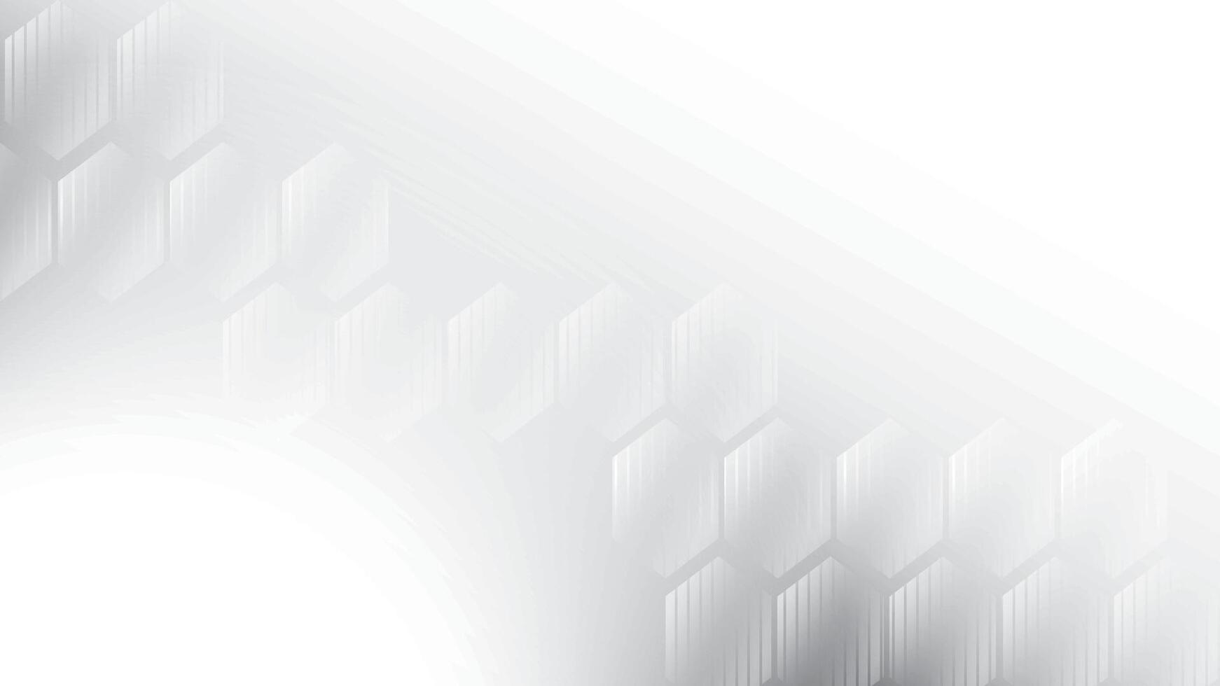 astratto bianca e grigio colore, moderno design strisce sfondo con geometrico esagonale forma. vettore illustrazione.
