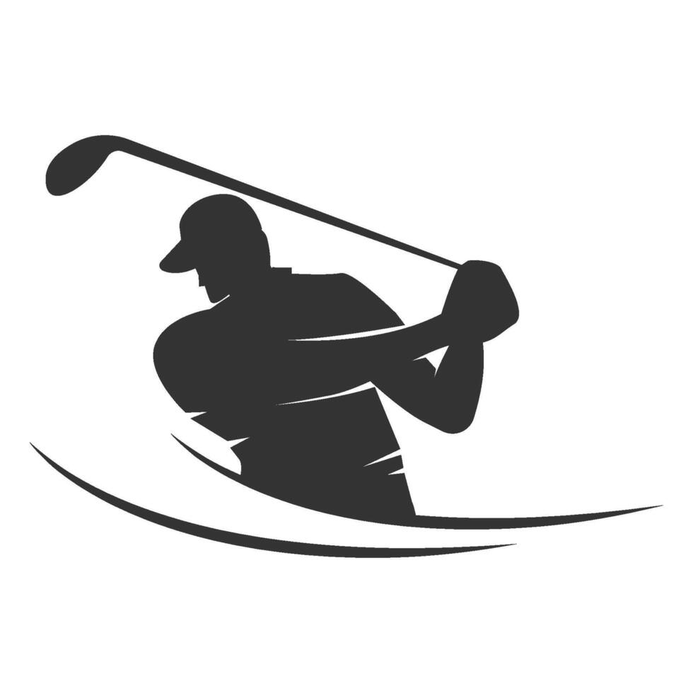 golf logo vettore illustrazione design