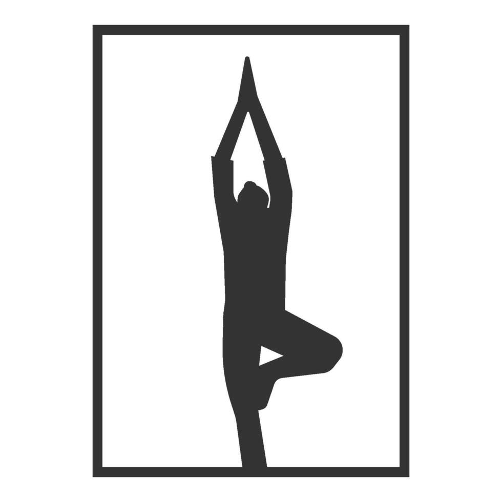 yoga esercizio vettore illustrazione design