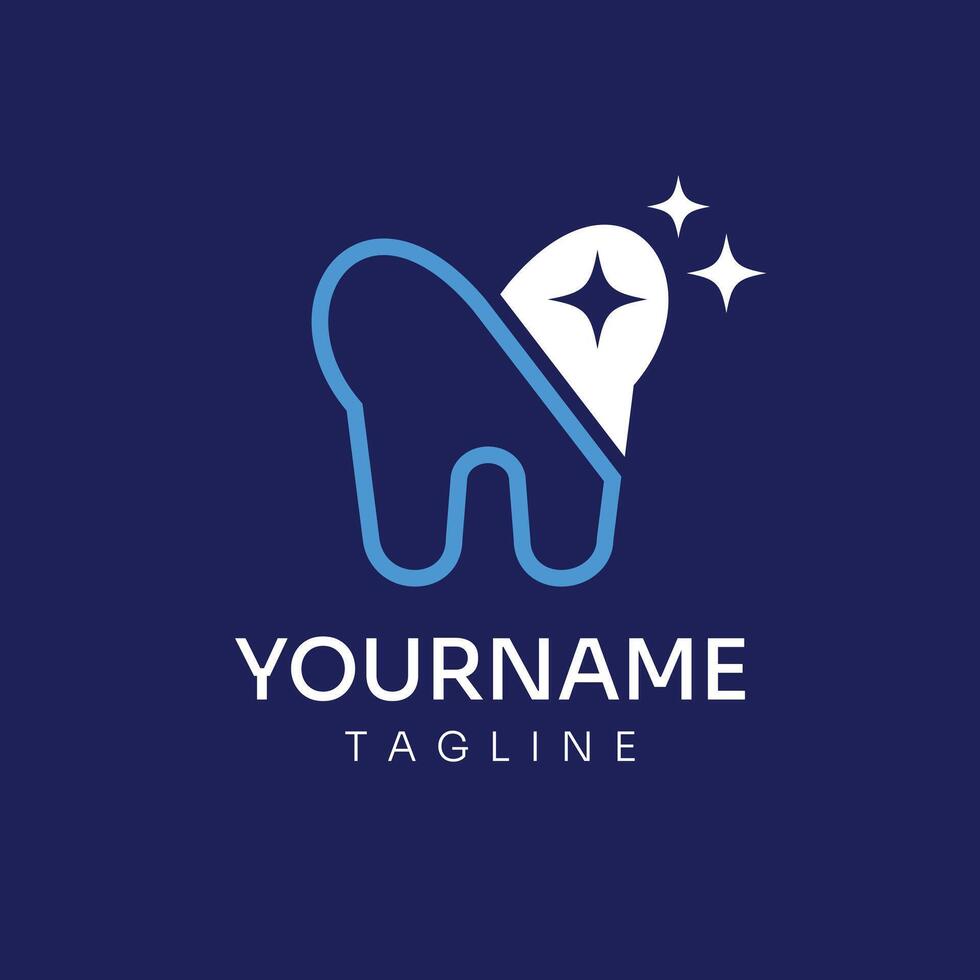 vettore grafico disegno, dentale logo design