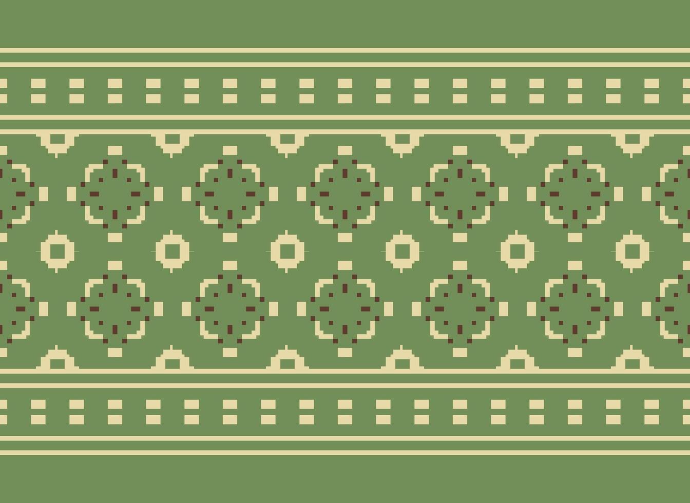 geometrico etnico modello. pixel modello. design per vestiario, tessuto, sfondo, sfondo, avvolgere, batik. maglieria, ricamo stile. azteco geometrico arte ornamento Stampa. vettore illustrazione.