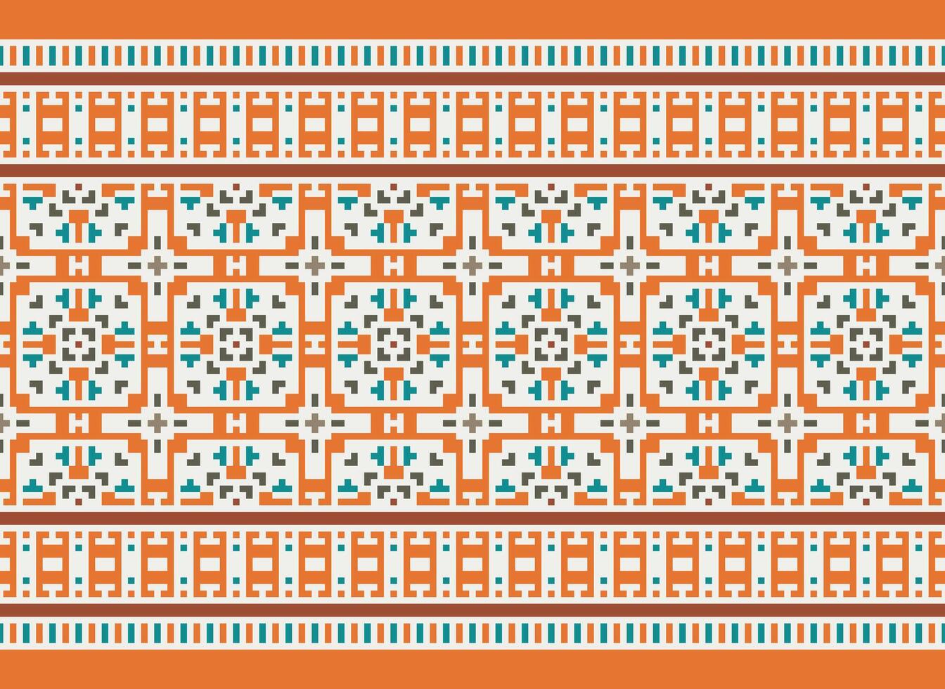 attraversare punto tradizionale etnico modello paisley fiore ikat sfondo astratto azteco africano indonesiano indiano senza soluzione di continuità modello per tessuto Stampa stoffa vestito tappeto le tende e sarong vettore