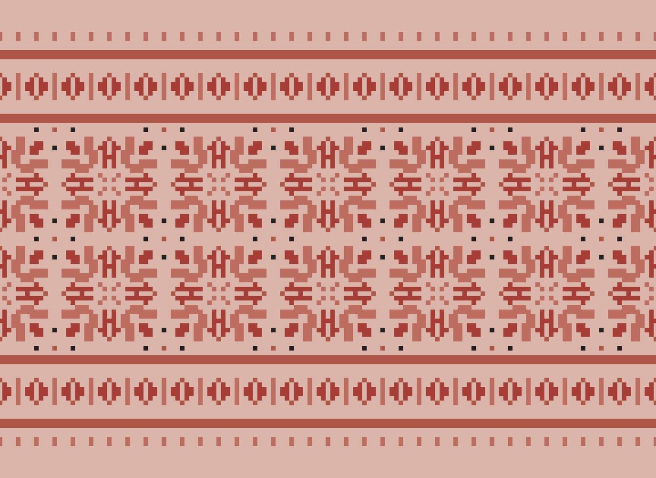 pixel annate attraversare punto tradizionale etnico modello paisley fiore ikat sfondo astratto azteco africano indonesiano indiano senza soluzione di continuità modello per tessuto Stampa stoffa vestito tappeto le tende e sarong vettore