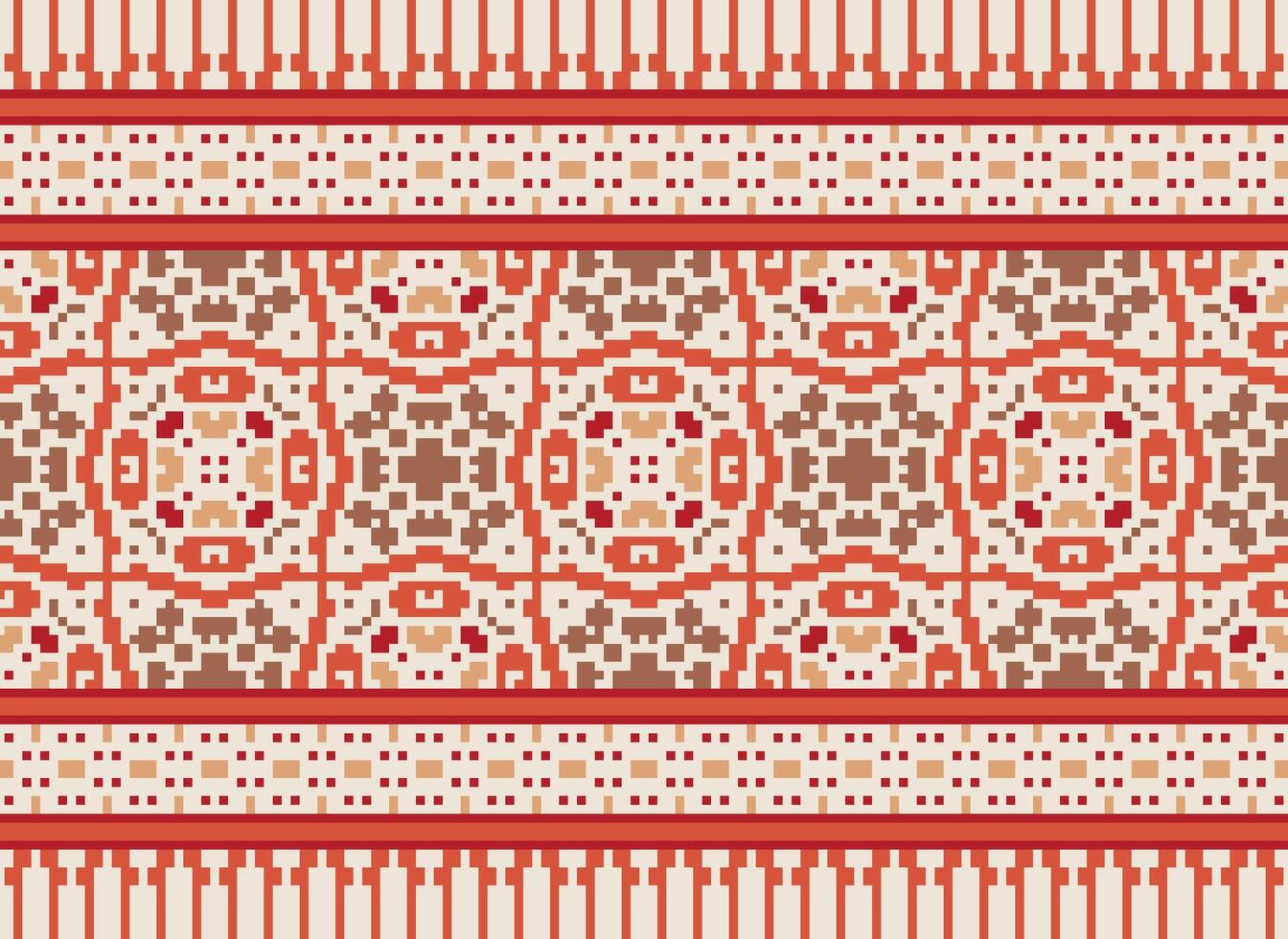 annate attraversare punto tradizionale etnico modello paisley fiore ikat sfondo astratto azteco africano indonesiano indiano senza soluzione di continuità modello per tessuto Stampa stoffa vestito tappeto le tende e sarong vettore