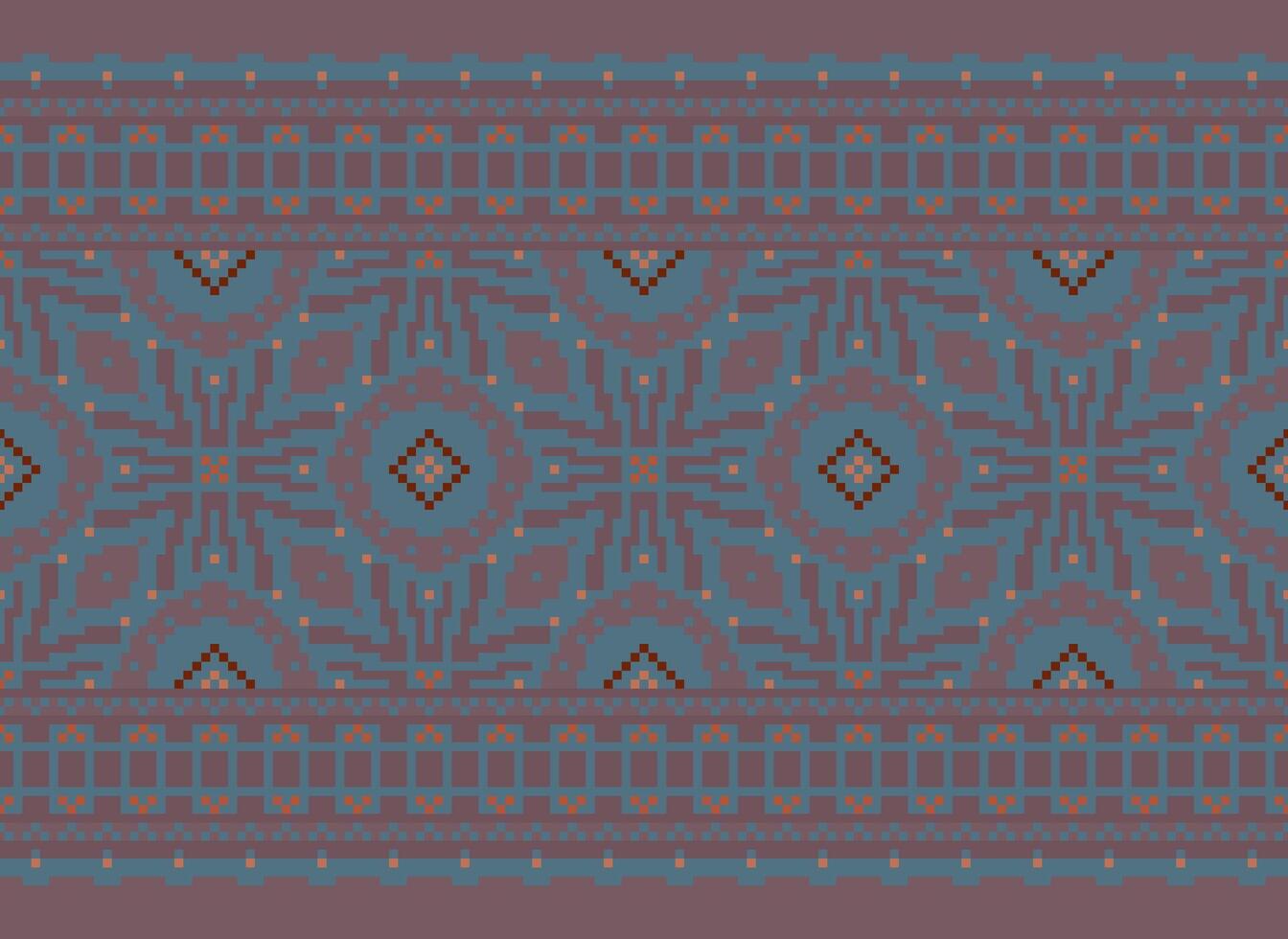 annate attraversare punto tradizionale etnico modello paisley fiore ikat sfondo astratto azteco africano indonesiano indiano senza soluzione di continuità modello per tessuto Stampa stoffa vestito tappeto le tende e sarong vettore