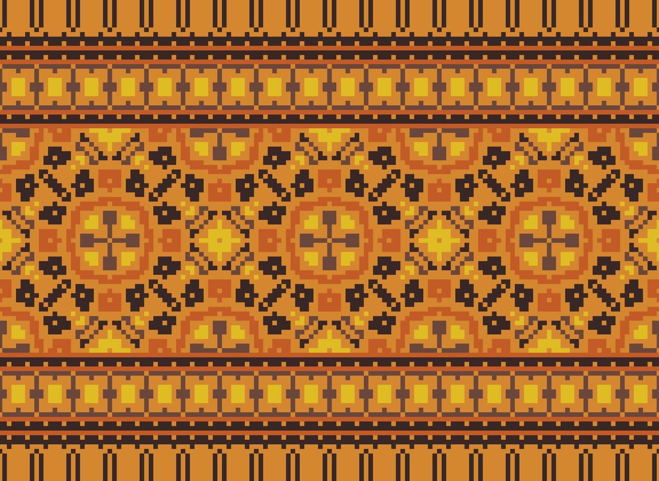 annate attraversare punto tradizionale etnico modello paisley fiore ikat sfondo astratto azteco africano indonesiano indiano senza soluzione di continuità modello per tessuto Stampa stoffa vestito tappeto le tende e sarong vettore