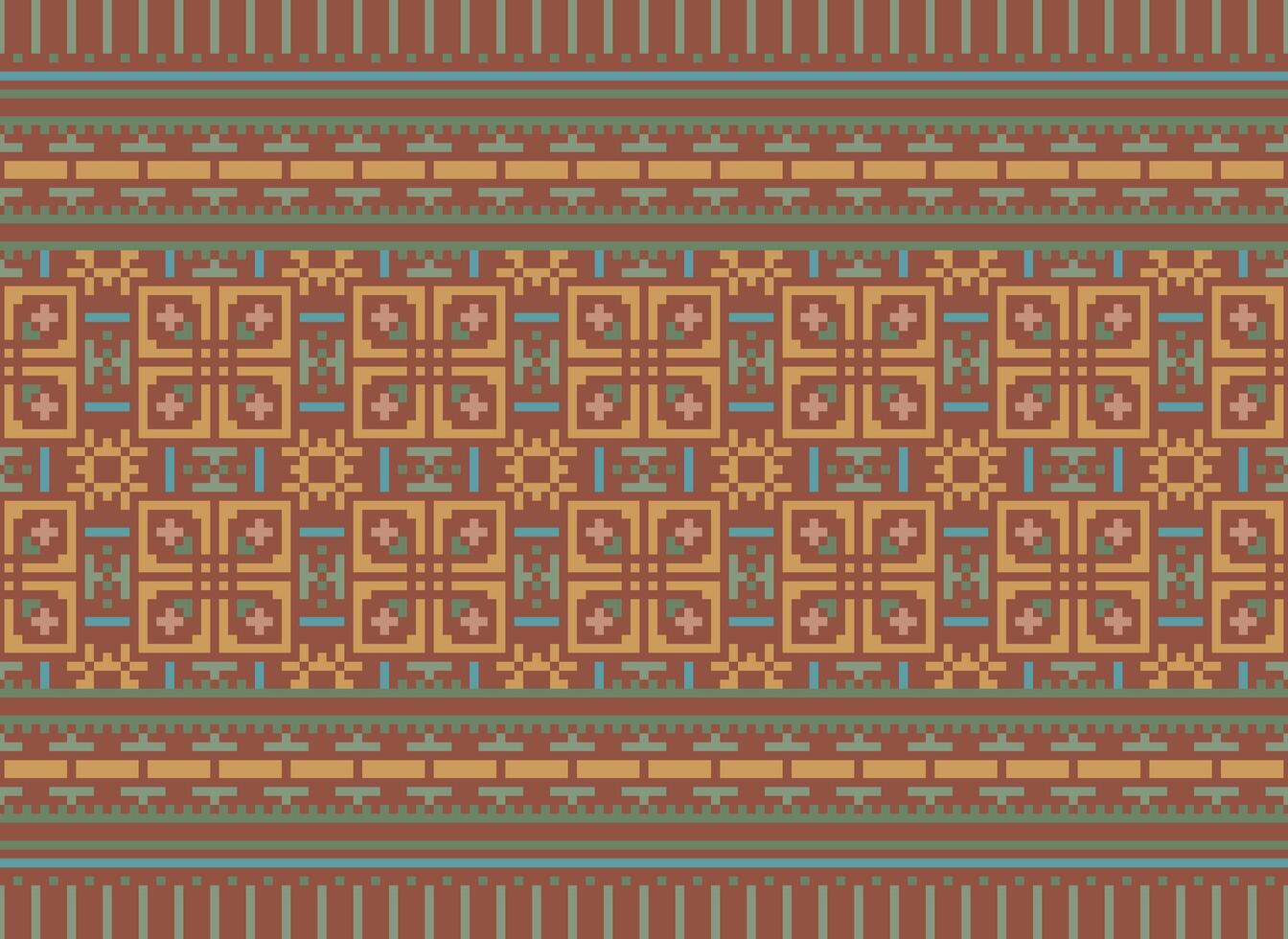 annate attraversare punto tradizionale etnico modello paisley fiore ikat sfondo astratto azteco africano indonesiano indiano senza soluzione di continuità modello per tessuto Stampa stoffa vestito tappeto le tende e sarong vettore