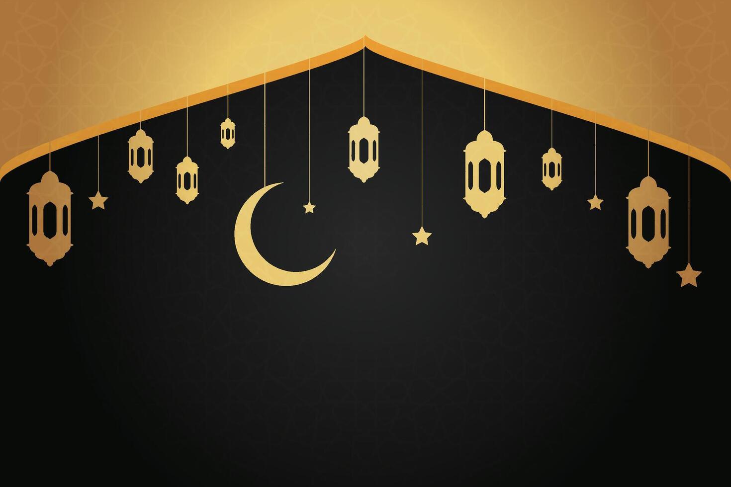 vettore elegante lussuoso Ramadan, eid al-fitr, islamico sfondo decorativo saluto carta