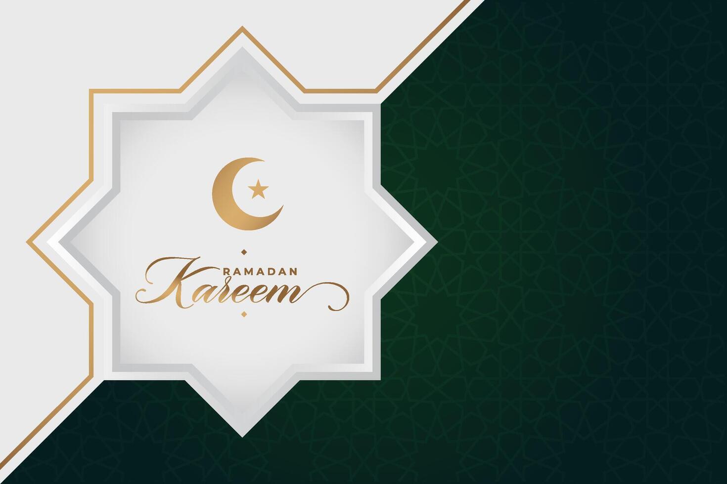 vettore elegante lussuoso Ramadan, eid al-fitr, islamico sfondo decorativo saluto carta