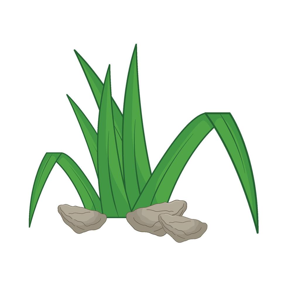illustrazione di erba vettore