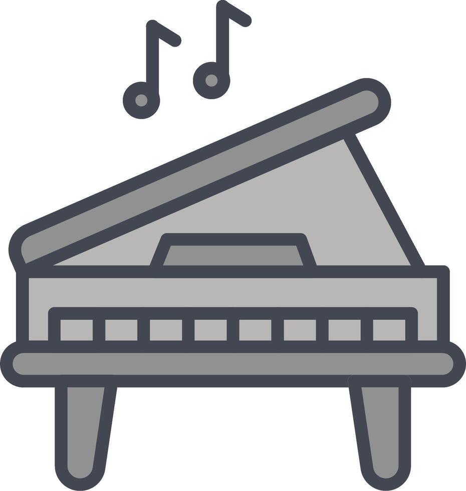 icona del vettore di pianoforte