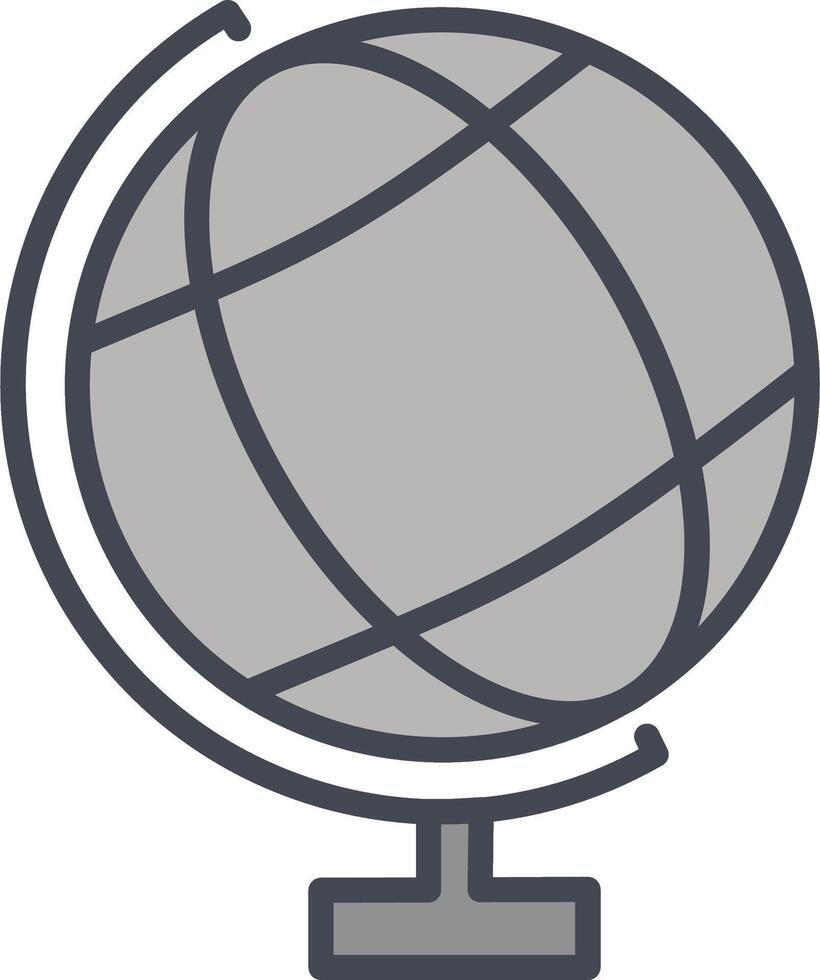 icona del globo vettoriale