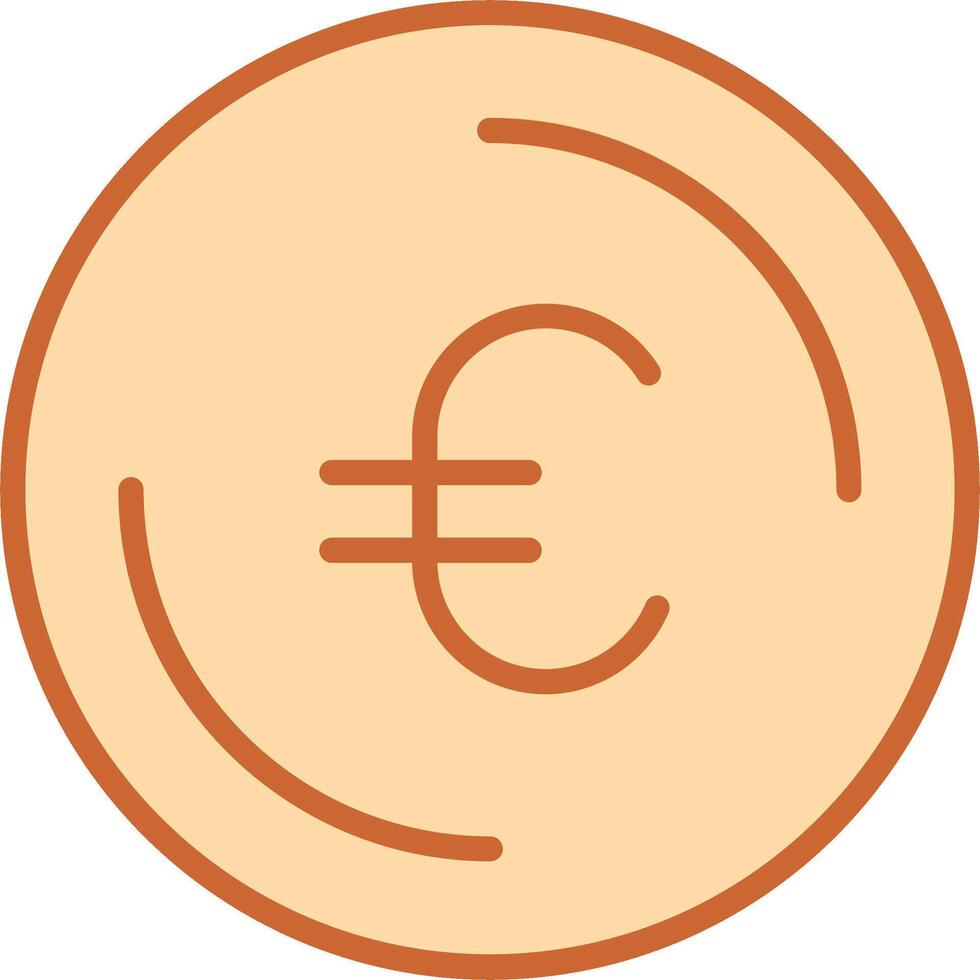 Euro simbolo vettore icona