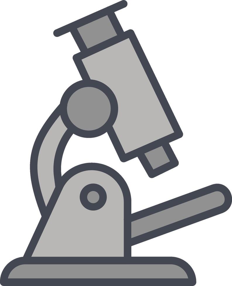 icona del vettore del microscopio