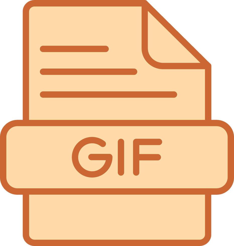 gif vettore icona