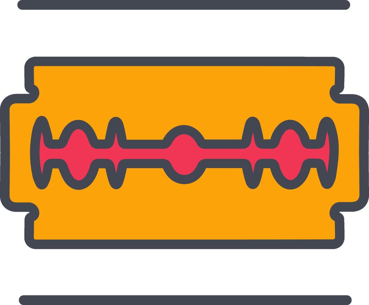 rasoio lama vettore icona