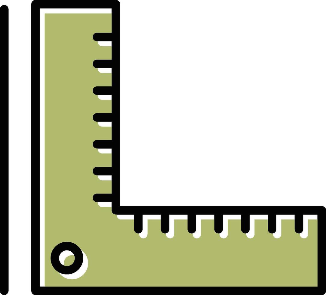 icona vettore righello
