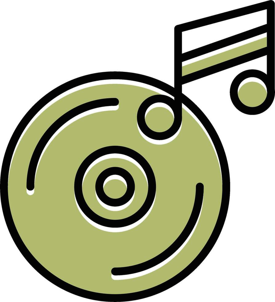 musica CD vettore icona