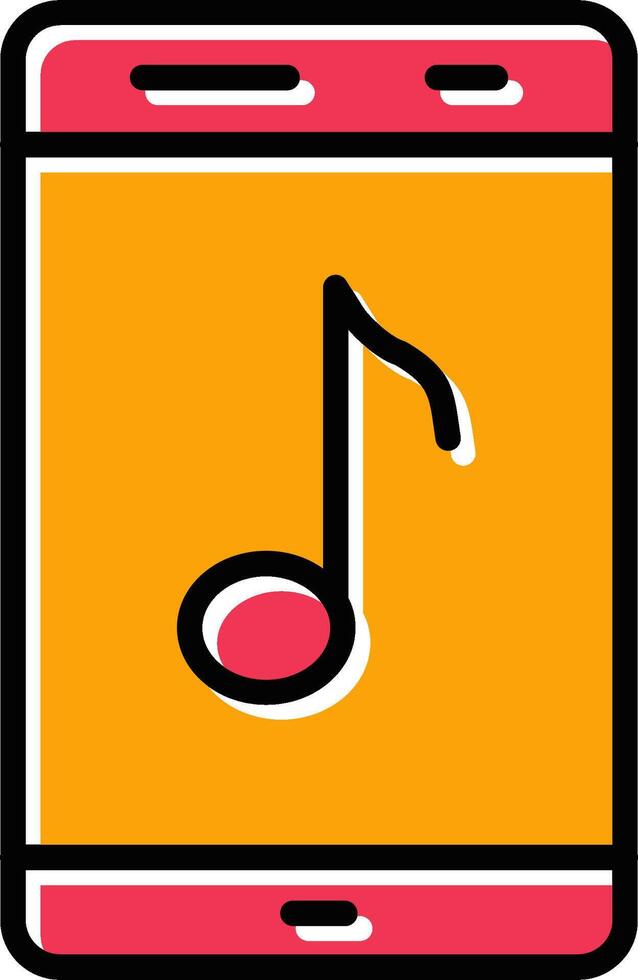icona del vettore musicale