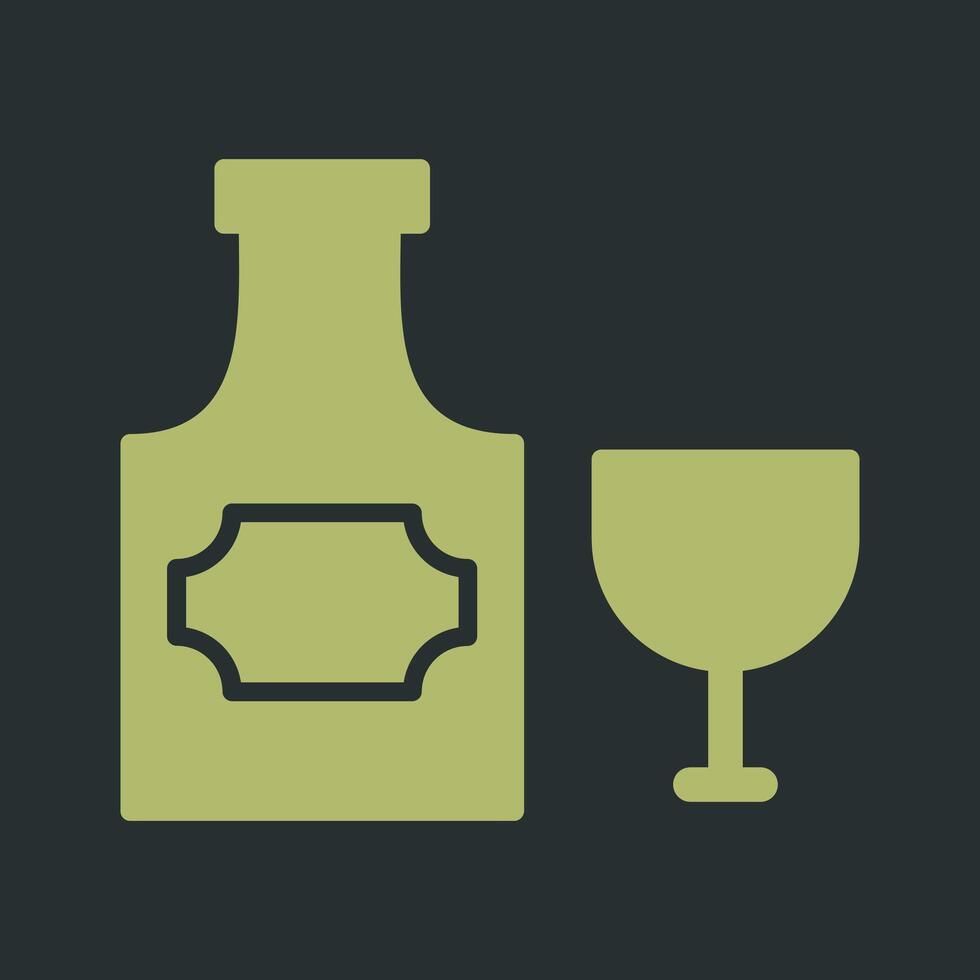 bottiglia di Rum vettore icona
