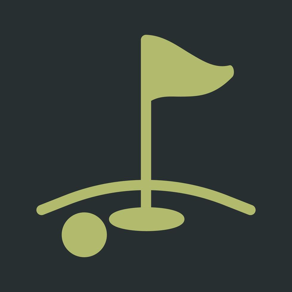 icona del vettore di golf