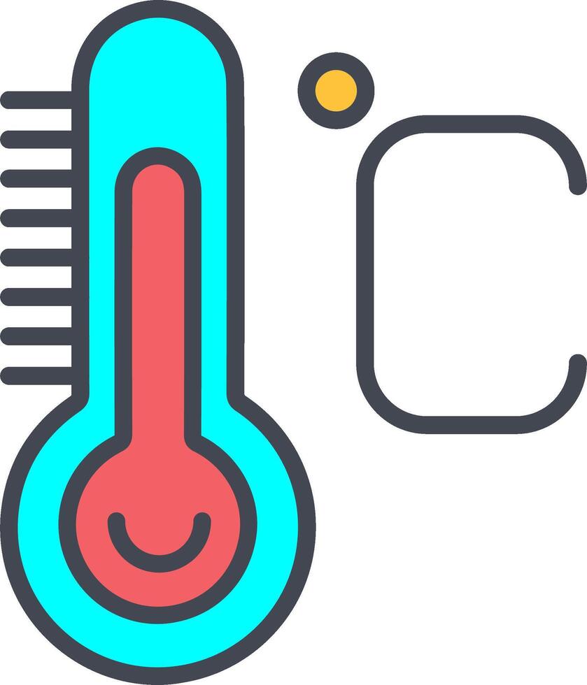 temperatura vettore icona