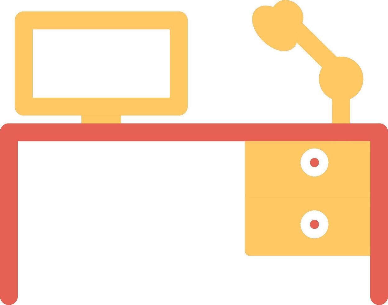 studia scrivania io vettore icona
