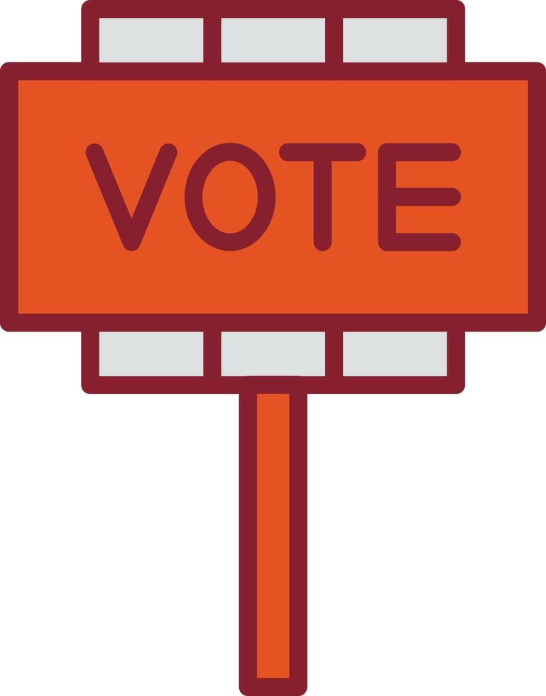votazione vettore icona
