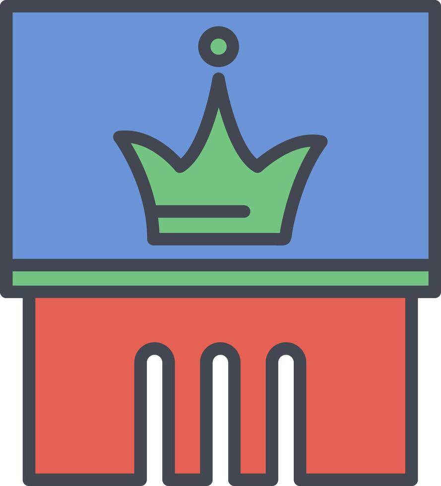 corona mostra vettore icona