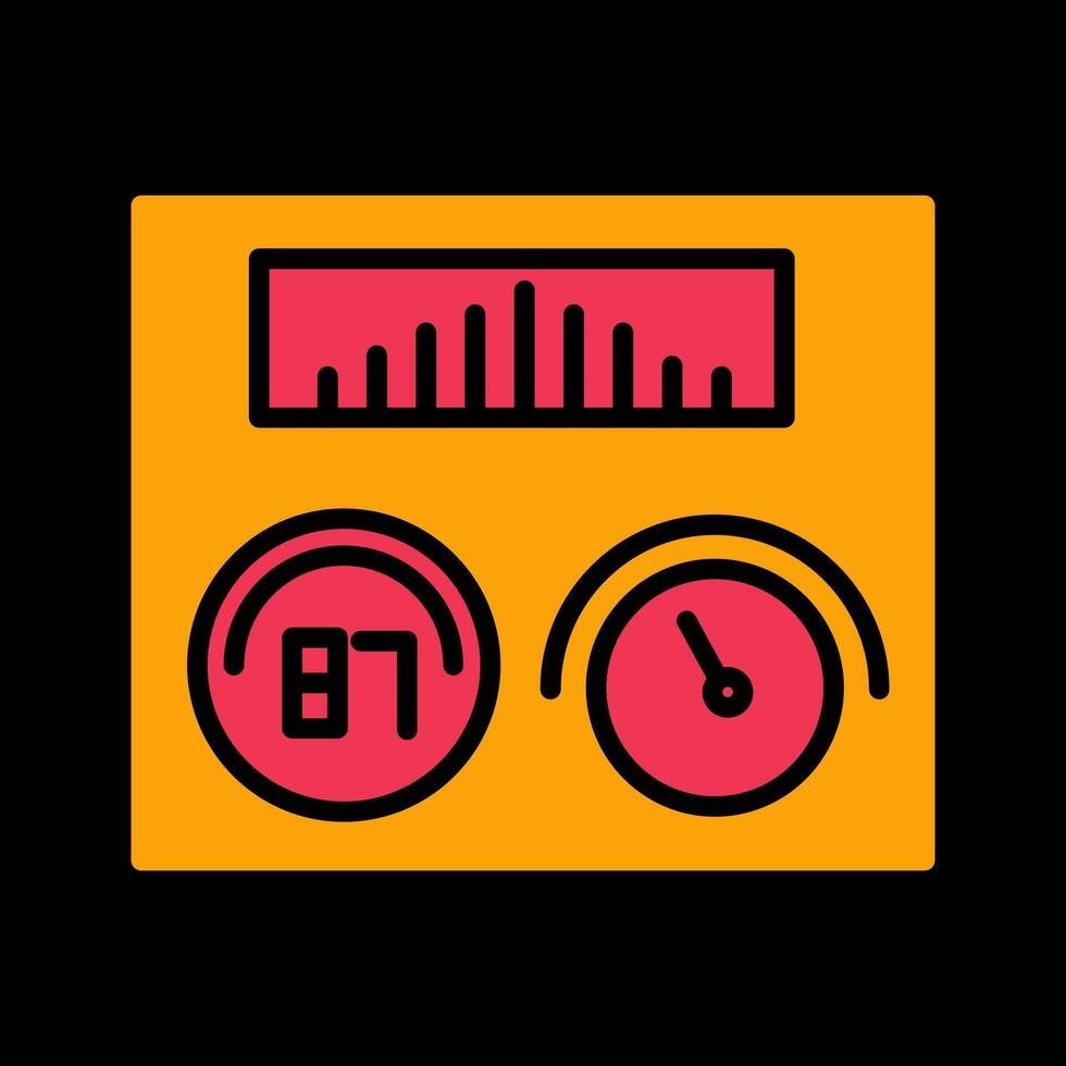 termoregolatore vettore icona