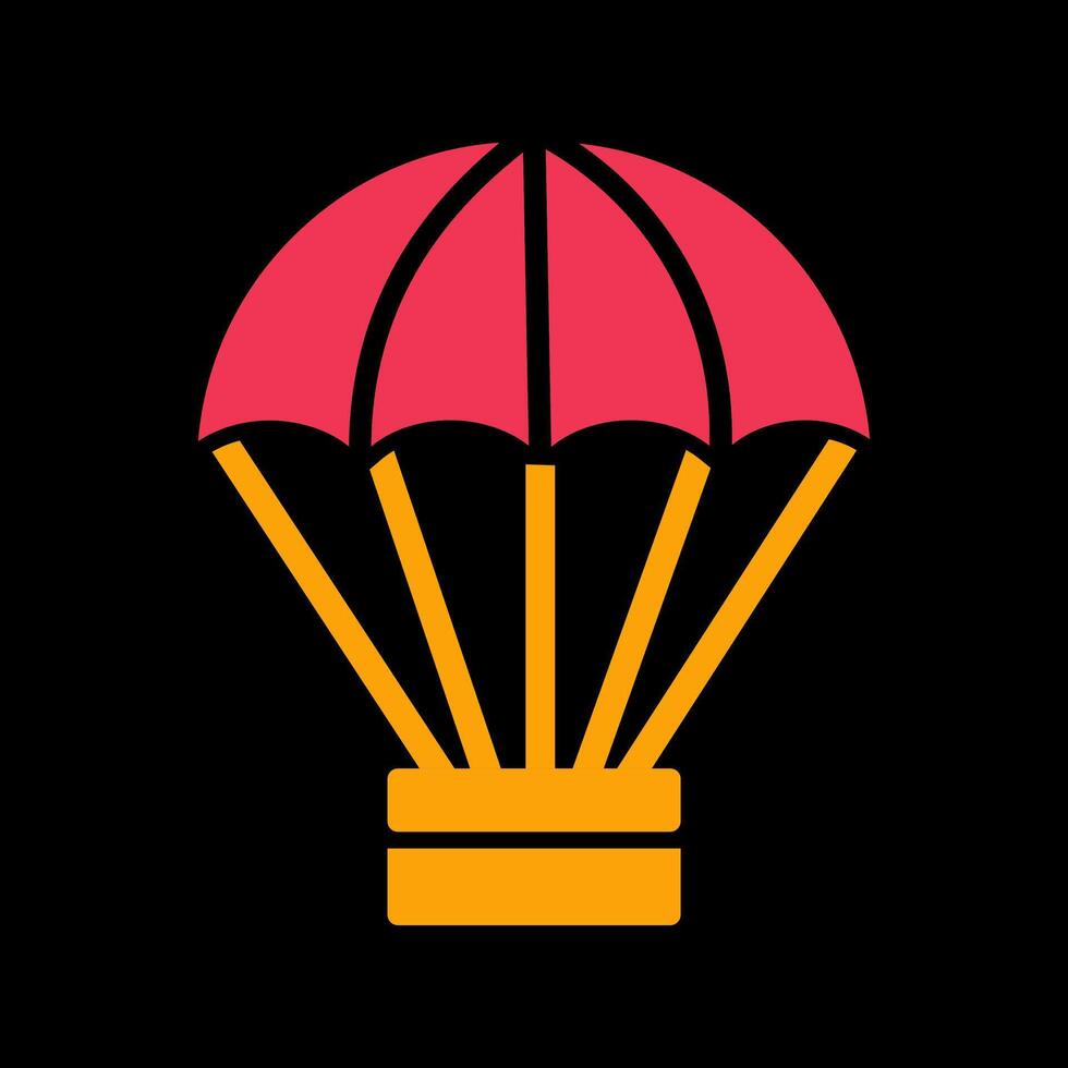 icona vettore paracadute