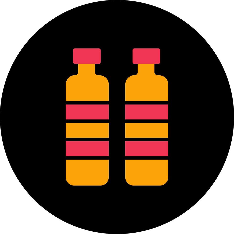 bottiglia nel acqua vettore icona