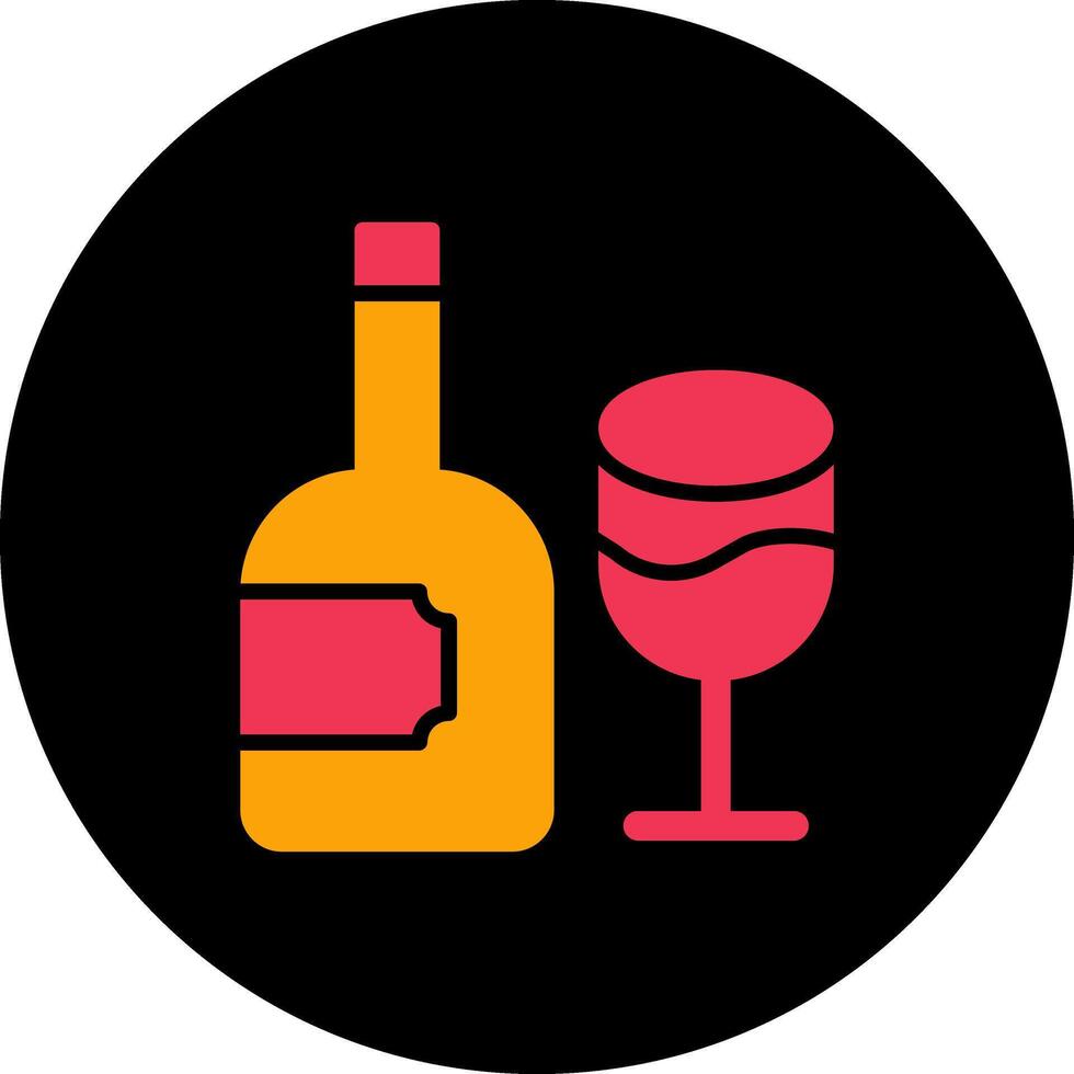 icona del vettore del vino