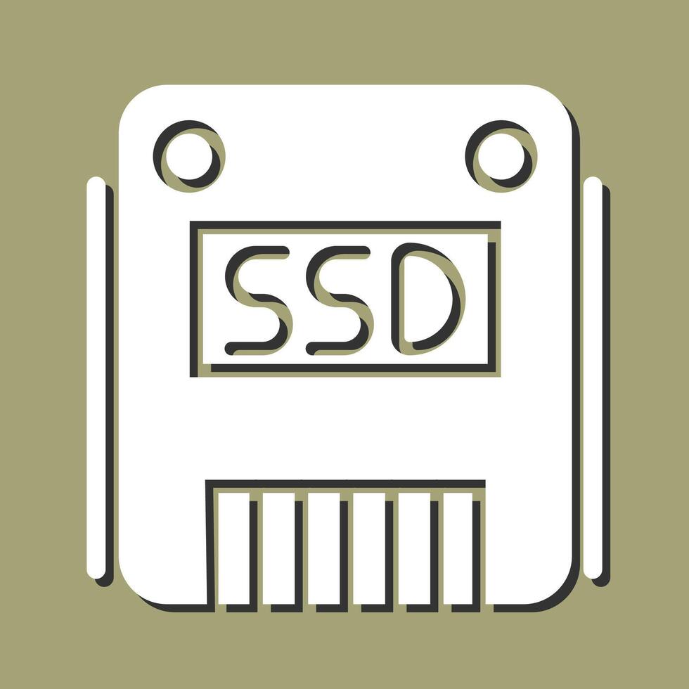 ssd vettore icona