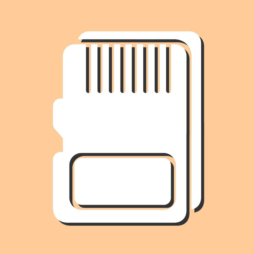 icona vettore scheda SD